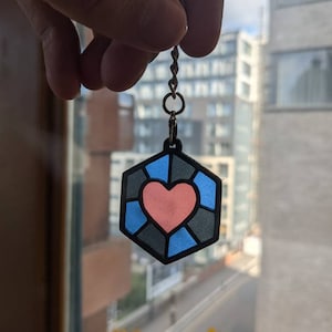 Leather flag Keyring / Earring