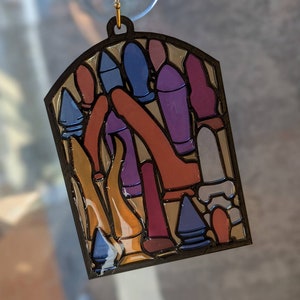 Not Enough Toys - Resin Stained Glass Style Design