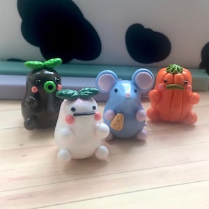 Handmade Polymer clay *SECONDS* desk friend sculpture art polymer clay sculpture home decor gift for friend birthday gift cute miniatures