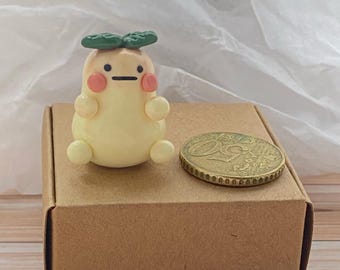 Handmade Polymer clay peach desk friend sculpture art polymer clay sculpture home decor gift for friend birthday gift cute miniature food
