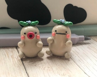 Handmade Polymer clay plant berry desk friend sculpture art polymer clay sculpture home decor gift for friend birthday gift cute miniatures