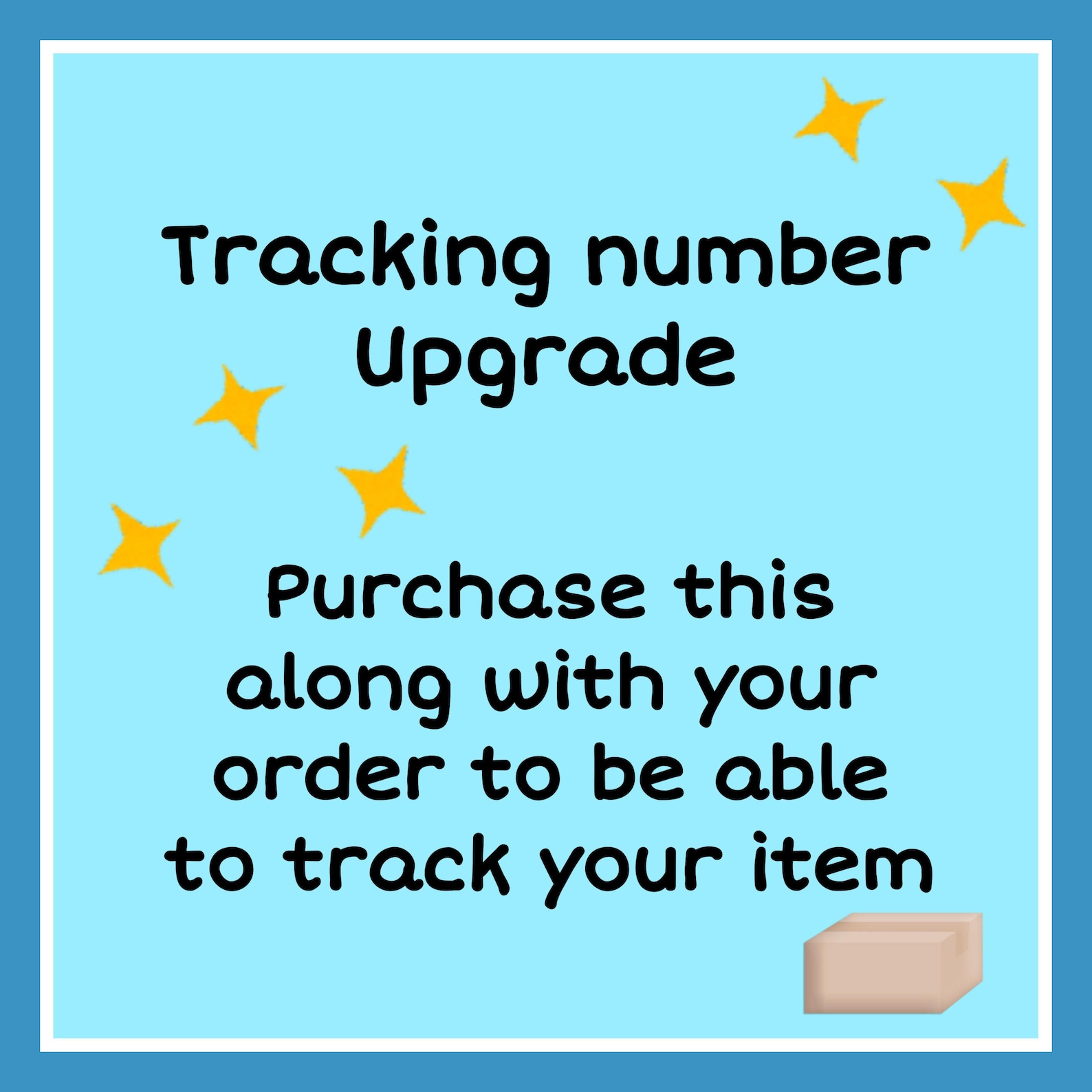 Tracking Number Upgrade Etsy