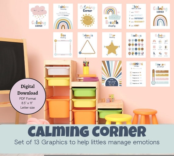 Displays Multicolored Emotions Educational Support for 