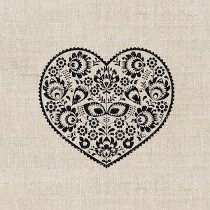 Valentinstag Blumen Herz SVG Clipart-Galentinstag Geschenk-Wanddekor