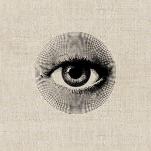 Eye Engraved Pattern Vintage Eye Clip Art: Retro Engraving Style (PNG & JPEG Digital ...