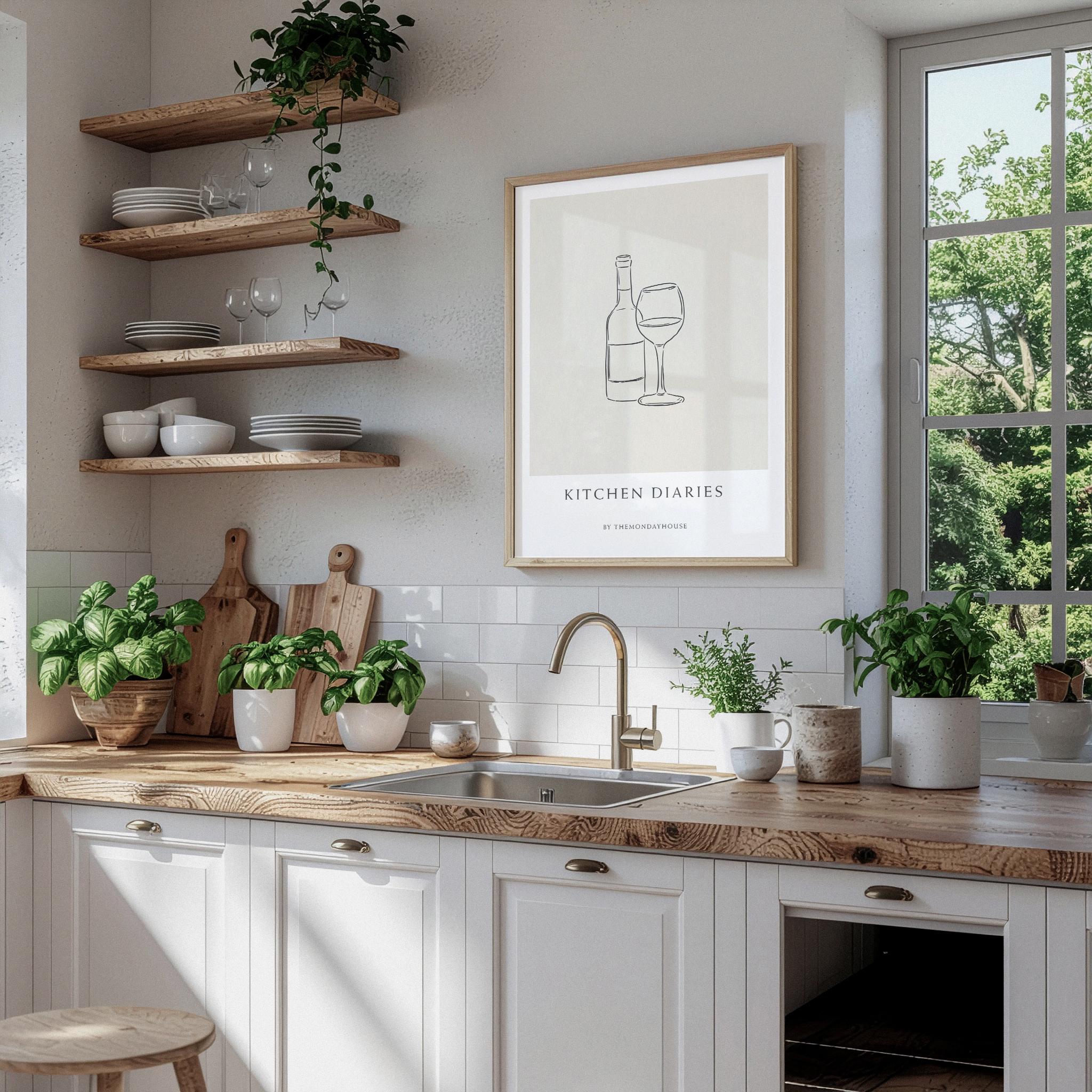 art gallery for kitchen art prints digital download... Set of 25+ Modern Kitchen Gallery Set, Neutral Kitchen Wall Art, Bar ...