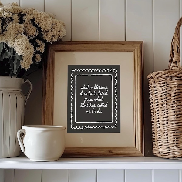 what a blessing, digital download, it is well, trendy decor, christian art, inspirational, bedroom, bathroom art, dorm wall decor