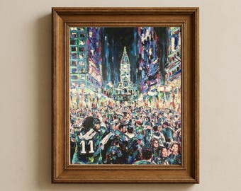 Philadelphia Wall Art, Philadelphia Art, Philly, Philadelphia Gift, Philadelphia Eagles Art, Eagle Games, Philly Eagles, Lincoln Financial