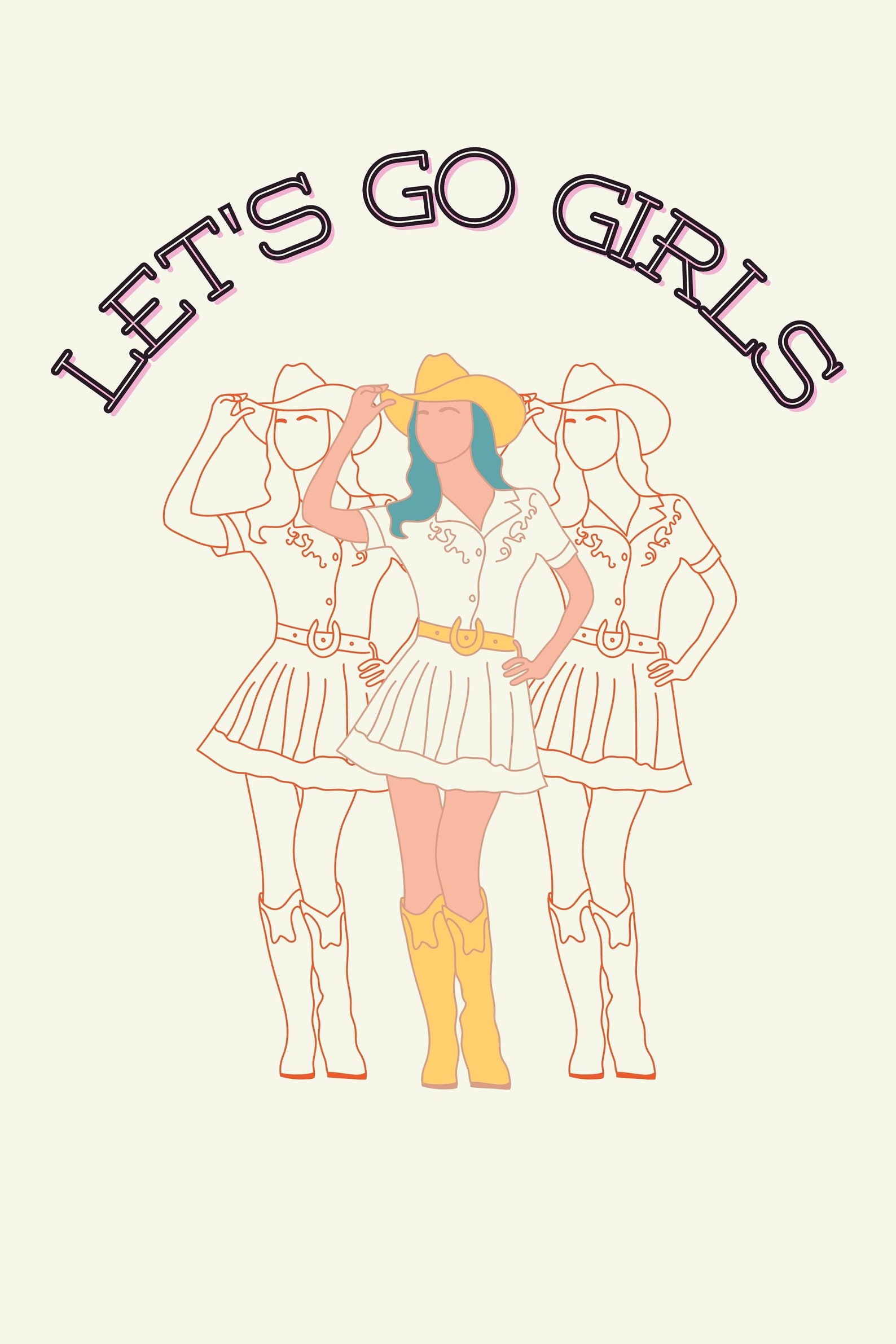 Let's Go Girls Shania Twain Dolly Parton Quote Wall Decor - Etsy