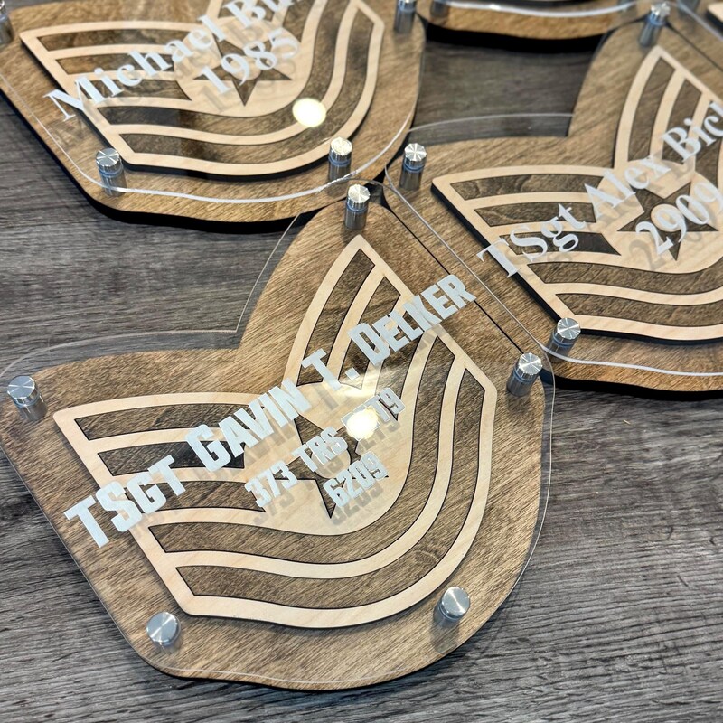Custom Miitary Ranks Cmsgt Air Force Stripes - Etsy