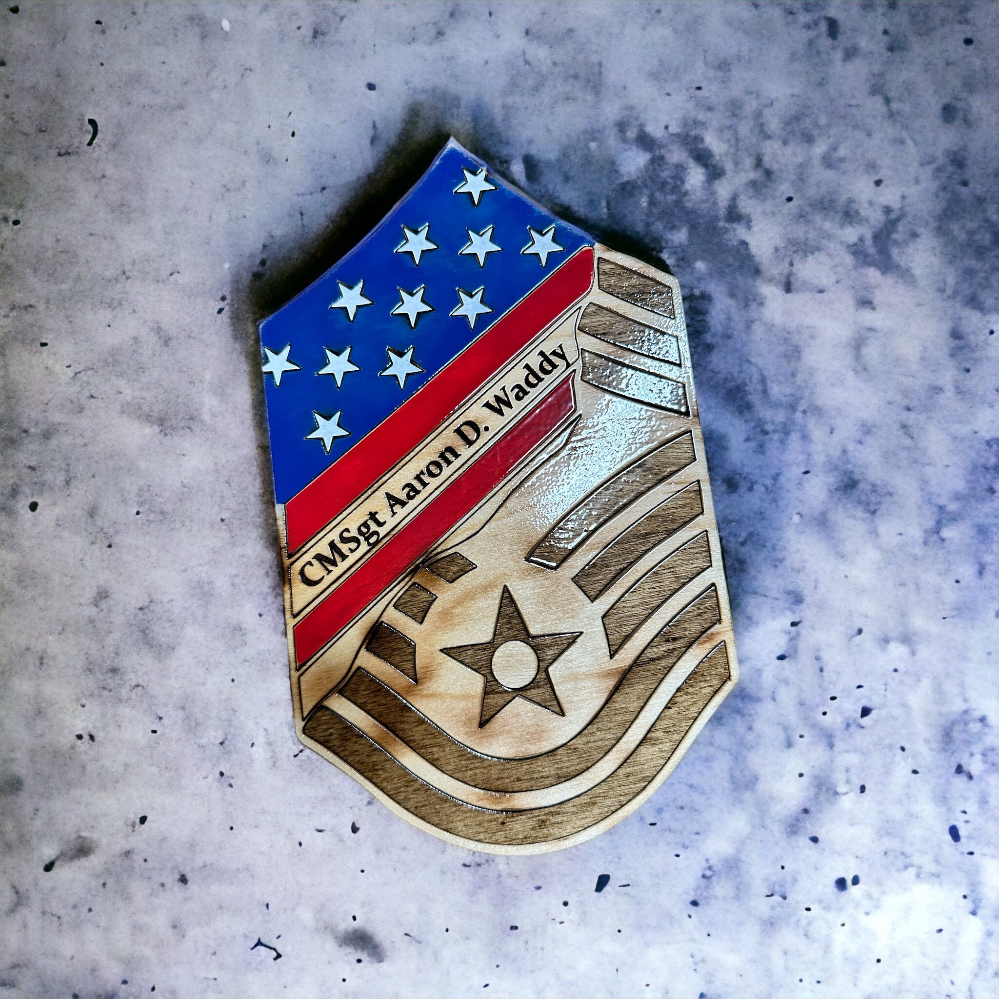 Cmsgt Promotion Gift Cmsgt Distressed American Stripe Etsy
