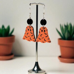 Ghost dangle earrings