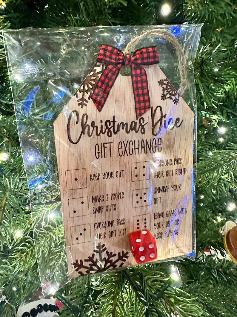 Christmas Dice Game Holiday Party Game Presents Gifts - Etsy