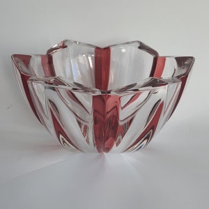 Vintage Dresden Germany 24% Lead Crystal Candy Dish.