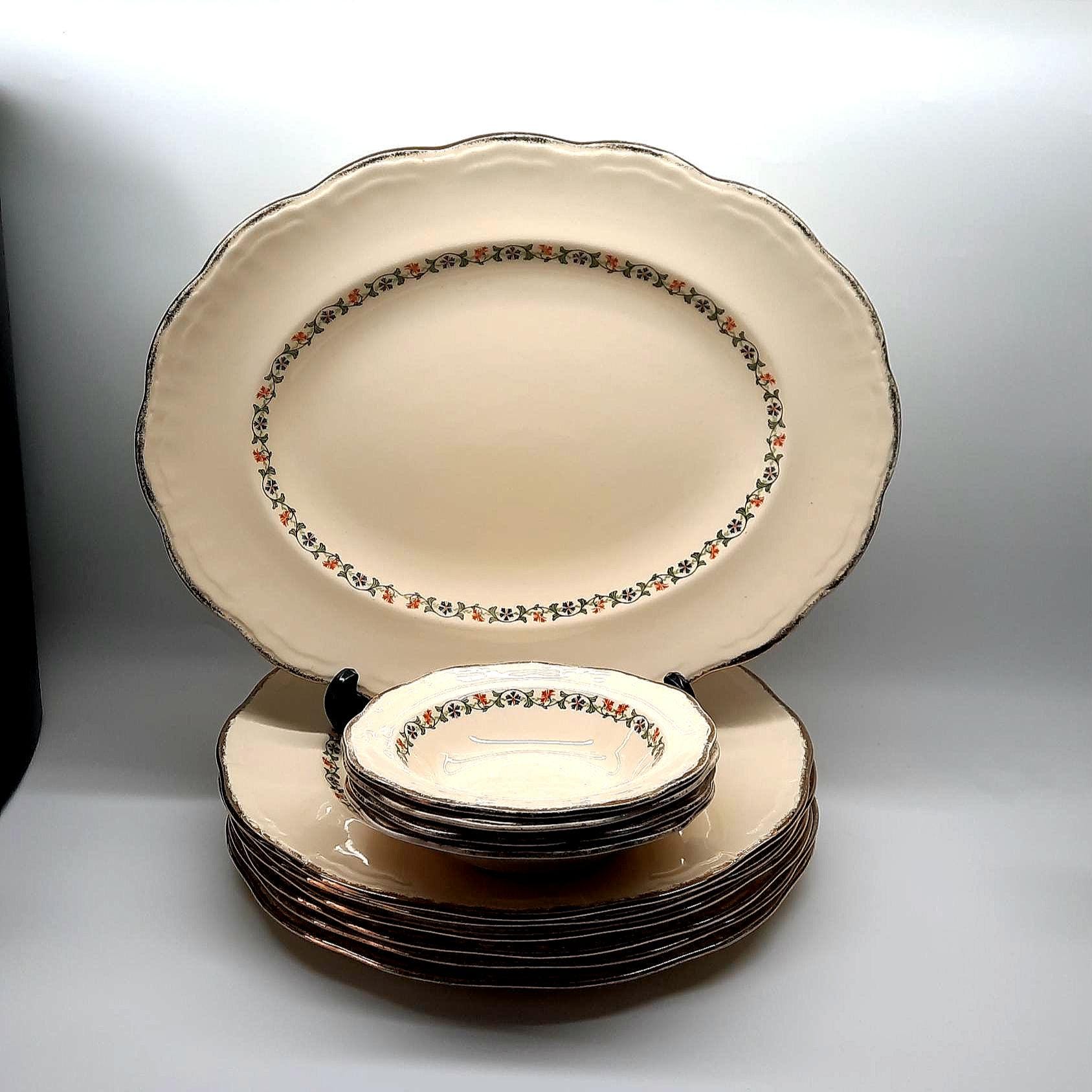 ニューギニアの文様 (1974年) (Antique pattern〈2〉) NORITAKE #4724 LYNBROOK Pattern 1940s Made in Occupied Japan