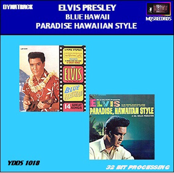Elvis Presley - Blue Hawaii ~ Paradise Hawaiian Style - Etsy Denmark
