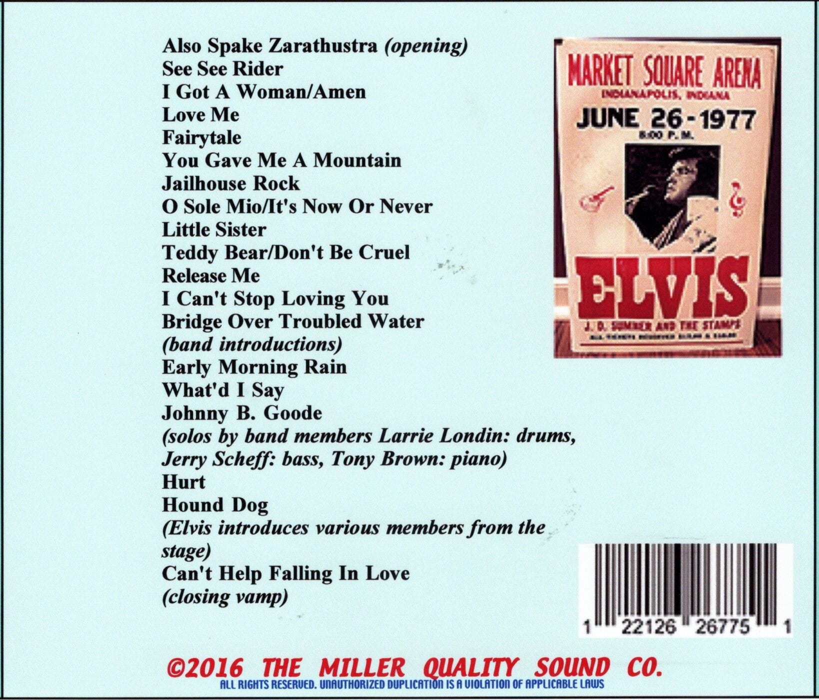 エルヴィス・プレスリーの最後のコンサート ～ 1977年6月26日 - Etsy 日本