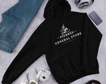 Stardew Valley Pelican Town Pierres General Store Sudadera con capucha / Sudadera Stardew / Vintage Gamer Jumper / Farming Simulator Gaming Sudadera /