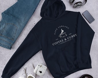 Cafe Leblanc - Persona 5 Sojiro Shop Classic Hoodie | P5R Coffee Shop Jumper | Unique Gamer Gift Idea | Jrpg Sweatshirt Coffee & Curry