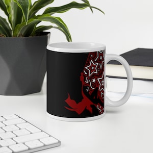 Persona 5 Coffee Cup | Persona Strikers | Joker Stars Mug | Cadeau unique pour JRPG Gamer | Cadeau de joueur
