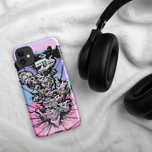 Persona 5 IPhone Case | Mementos Phone Cover | Pastel Persona 5 Mementos IPhone Case | Unique Gift for JRPG Gamer | Gamer Gift