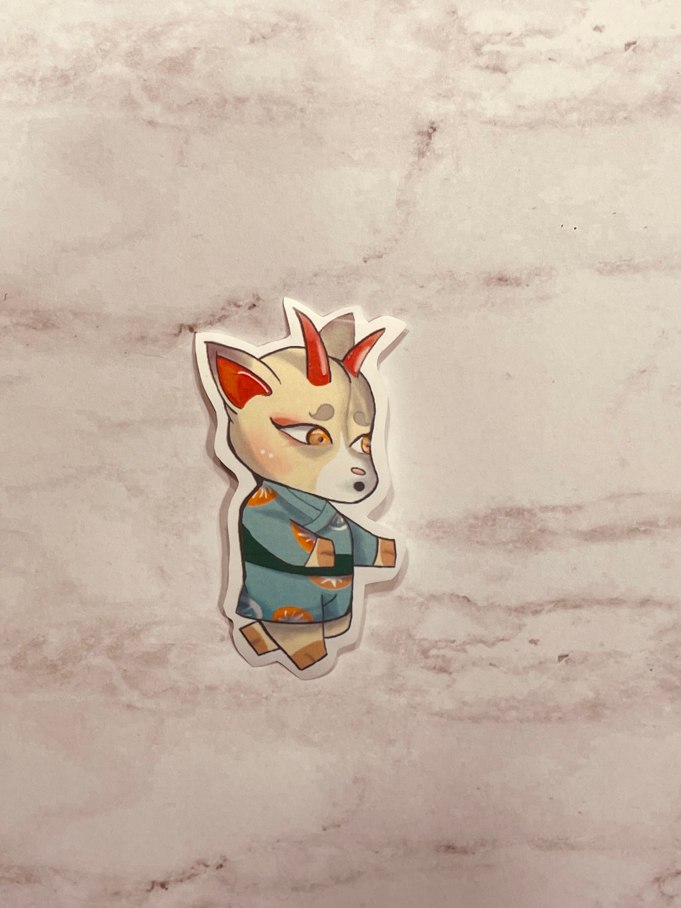 Vinyl Shino ACNH Sticker for Laptop Etsy