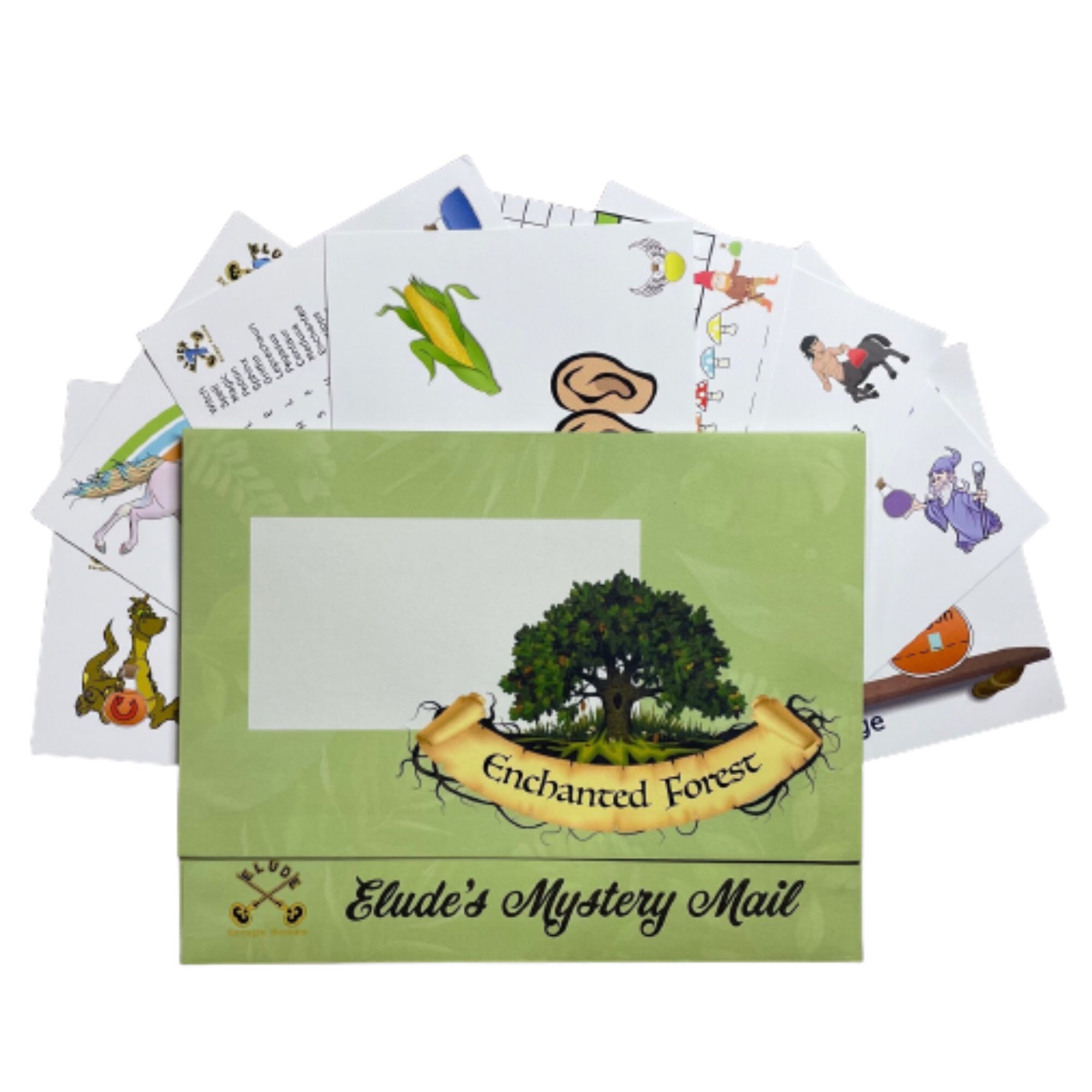 Enchanted Forest Mystery Mail Puzzle Pack Escape Room Etsy