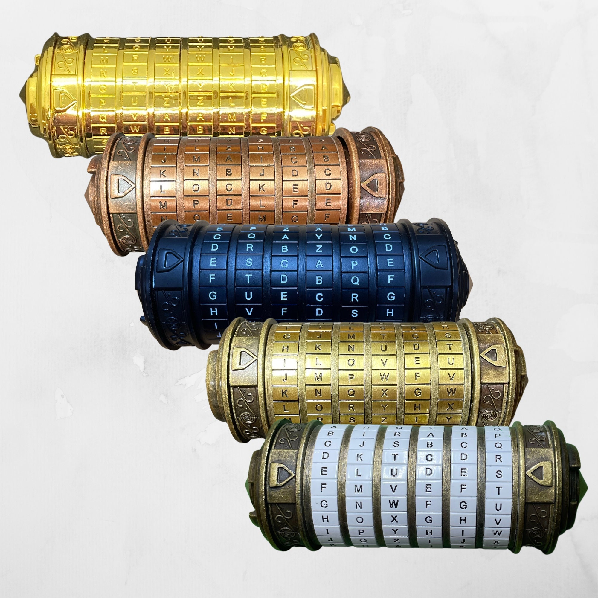 Buy Cryptex - Davinci Code - Secret Message - Puzzle Online in India - Etsy