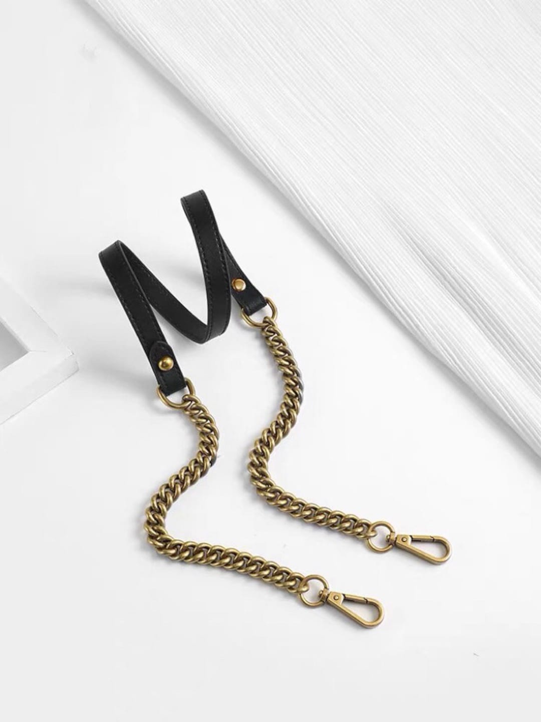 Scarf Chain Purse Strap