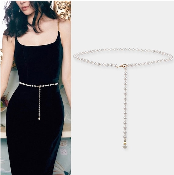 Topprosper Multilayer Metal Waist Chain Dress Belts Metal Long Tassel Belt  for Women (Free Size, Gold) : Amazon.in: Clothing & Accessories