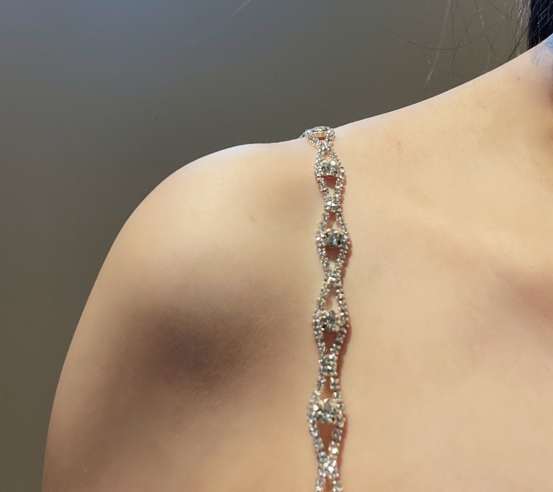 Buy Wholesale China Fashion Women Accessories Adjustable Crystal Rhinestone  Chain Shoulder Sexy Bra Straps & Bra Straps at USD 1.45