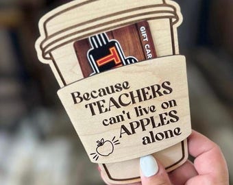 Porta biglietti da visita per insegnanti, regalo di ringraziamento per insegnanti, regalo di fine anno scolastico, idee regalo per insegnanti, settimana degli insegnanti