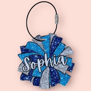 Custom Cheer Team Gift for Cheer Coach Accessories for Cheer Bag Tag Personalized Cheer Camp Gift for Senior Cheerleader