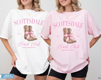 Scottsdale Bachelorette Party Shirt Comfort Colors Scottsdale Bachelorette Tee Scottsdale Girls Trip Scottsdale Girls Weekend Tee Matching