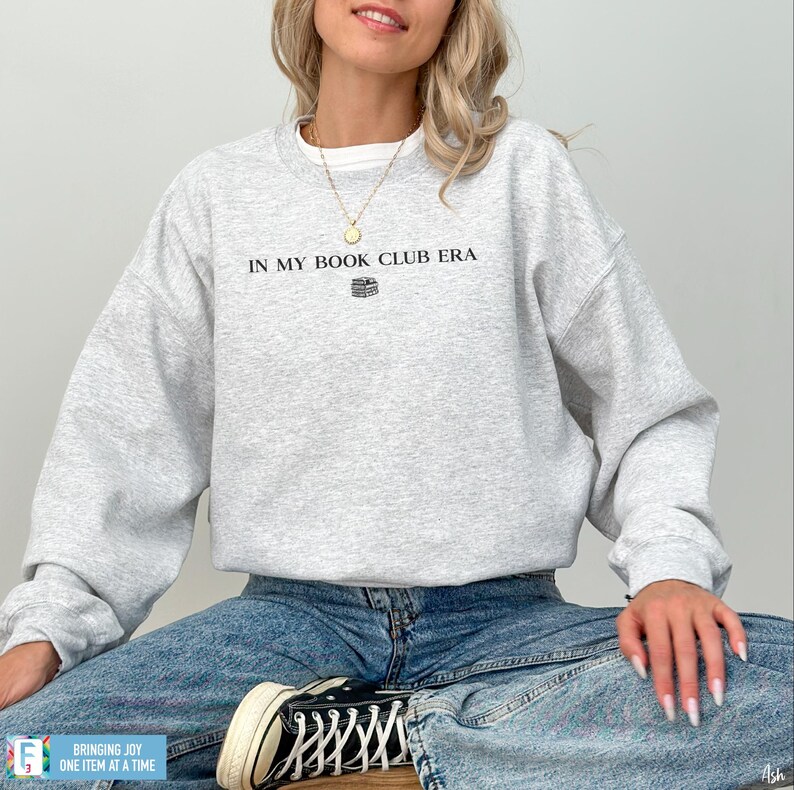 reading club sweatshirt
