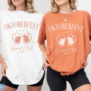 Oktoberfest Shirt Funny Octoberfest T-Shirt Matching Drinking Shirts German Beer Festival Funny Bachelorette Party Shirts Couples Beer Tee