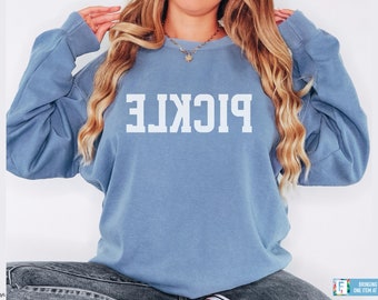 Comfort Colors Pickleball Sweatshirt Gift for Pickleball Player Shirt Sports Vibes Pickleball Shirt for Women Pickleball Gift Sport Tee