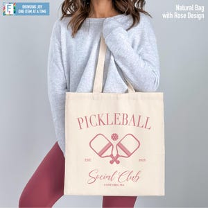 Pickleball Tote Bag for Pickleball Lover