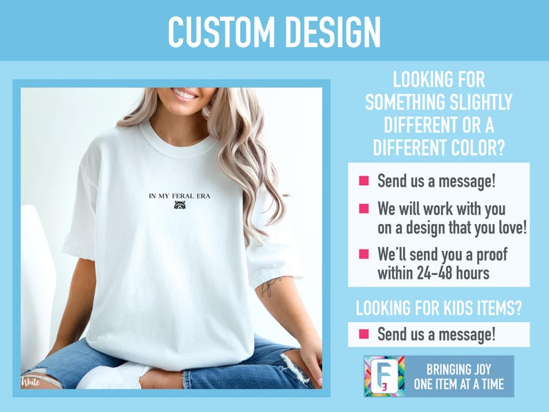 custom feral shirt
