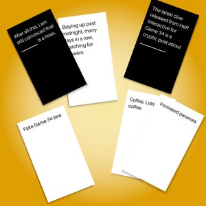 Cards Against Nancy Drew - Game 34 Conspiracy Theorist Expansion Pack