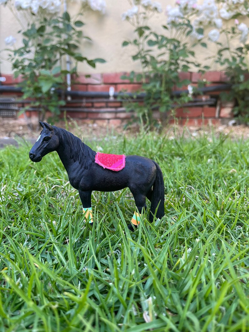 Schleich Horse Saddle Pad Etsy