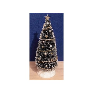 1/12 dolls house miniature Christmas handmade Tree & Decorations Xmas fully Decorated baubles decoration bauble artisan Trees mantlepiece