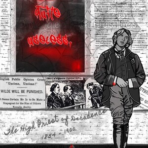 All Art Is Quite Useless Oscar Wilde Print