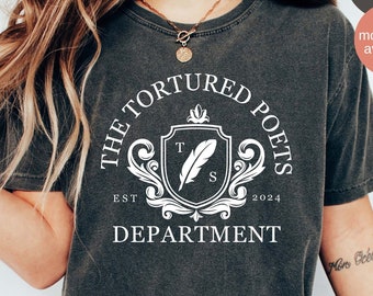 The Tortured Poets Department Shirt, TS New Album Shirt, Gift for Swiftie, Comfort Colors, TTPD Merch