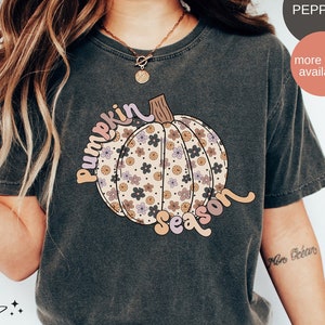 Pumpkin Season Comfort Colors Shirt, Cute Pumpkin Shirt, Comfort Colors Fall Shirt, Pumpkins Shirt, Fall Tees for Women