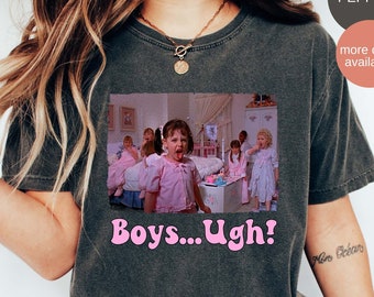 Boys Ugh Shirt, Comfort Colors Valentine's Day Shirt, Funny Valentines Day Gift, 90s Movie Shirt, Retro Valentine Tee