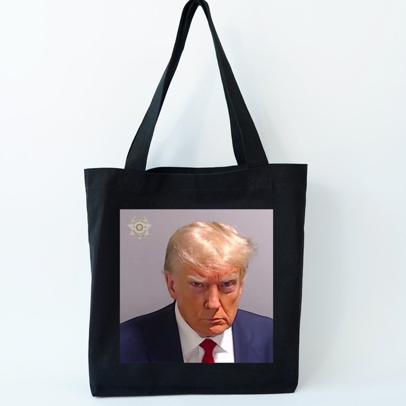 Trump Mugshot Tote Bag Donald Trump Mugshot 2023 Totes Trump - Etsy