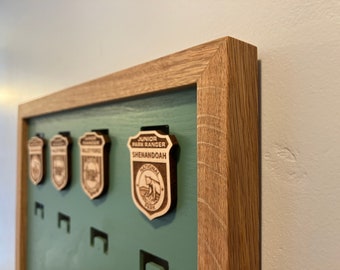 Framed Junior Ranger Badge Display | Pin Display | National Parks