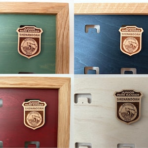 Framed Junior Ranger Badge Display | Pin Display | National Parks