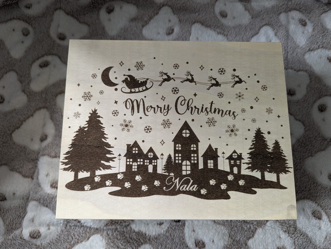 Personalised Dog Christmas Eve Box Personalised Gift Box Etsy